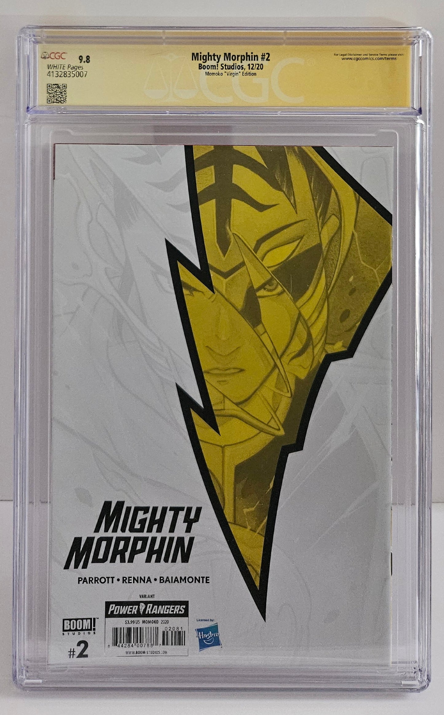 CGC SS 9.8 Mighty Morphin #2 - Peach Momoko