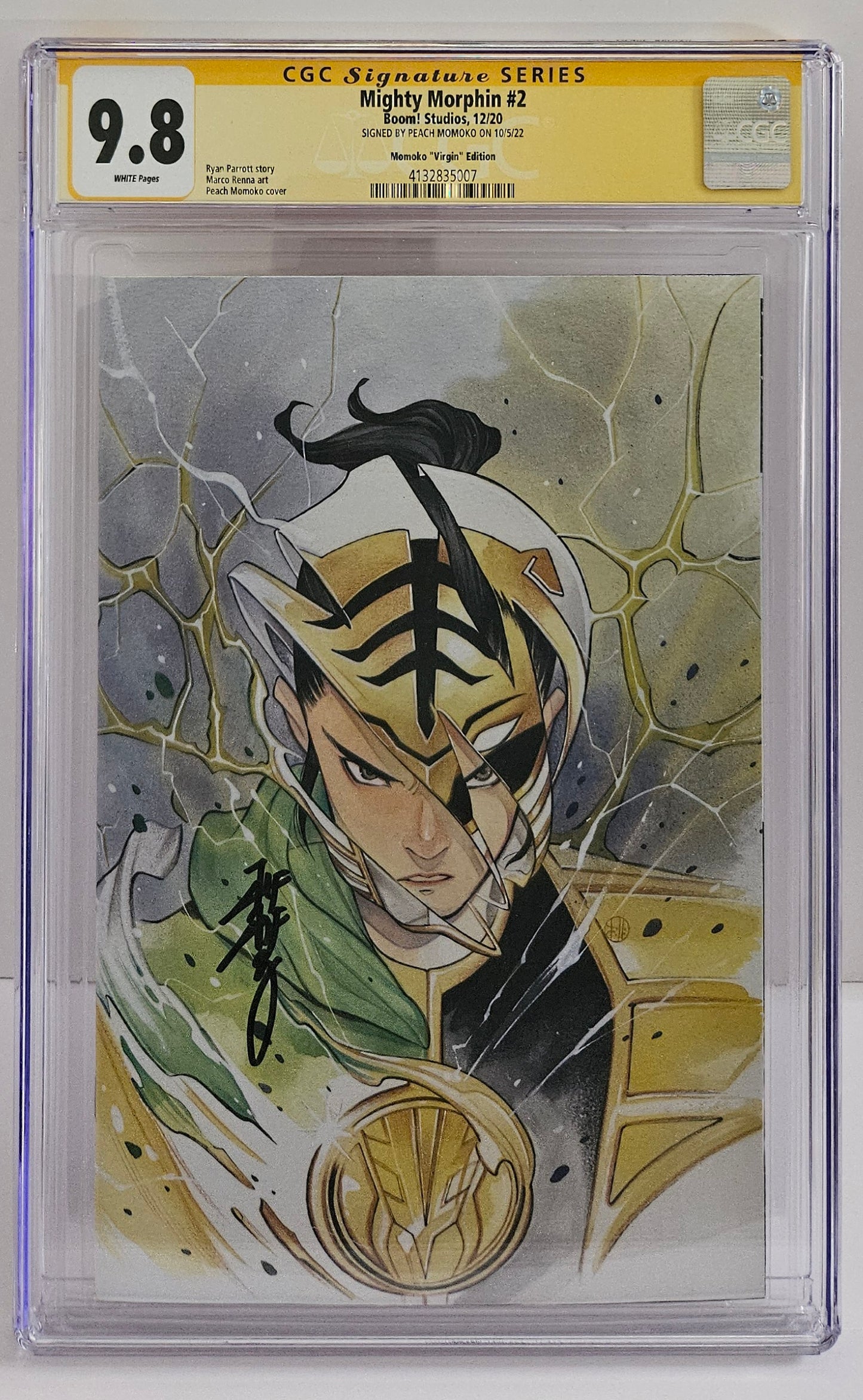 CGC SS 9.8 Mighty Morphin #2 - Peach Momoko