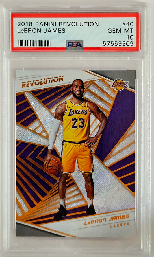 PSA 10 LeBron James #40 2018 Panini REV