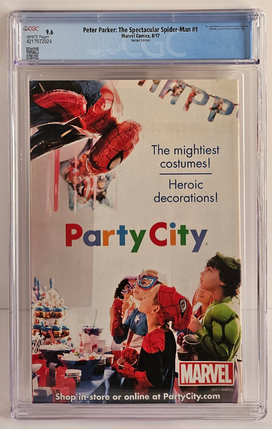 CGC 9.6 Peter Parker: The Spectacular Spider-Man #1