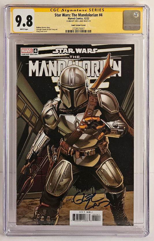 CGC SS 9.8 Star Wars: The Mandalorian #4 Land