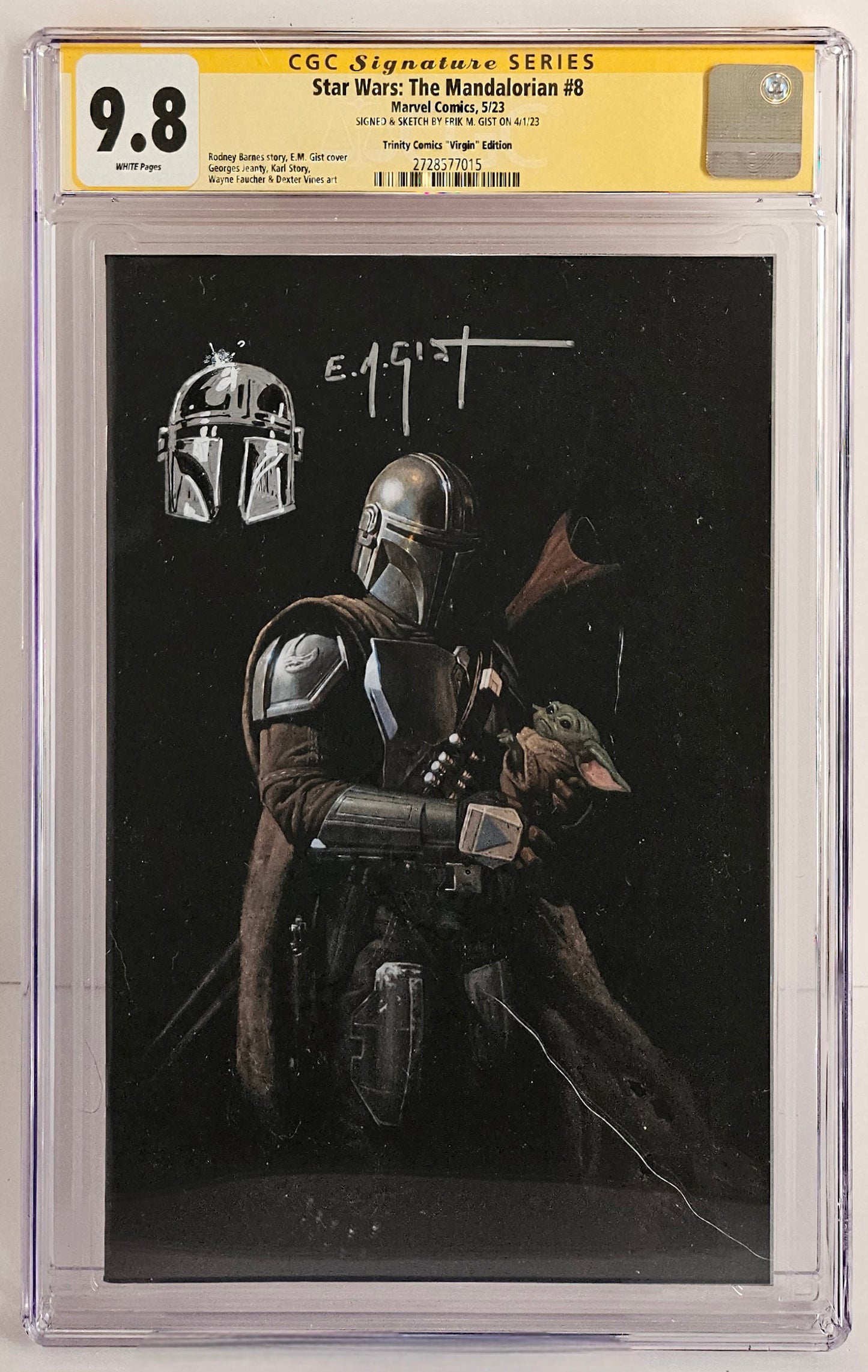 CGC SS 9.8 Star Wars: The Mandalorian #8