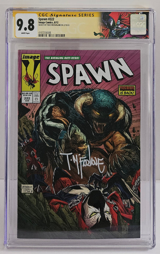 CGC SS 9.8 Spawn #222 - Todd McFarlane