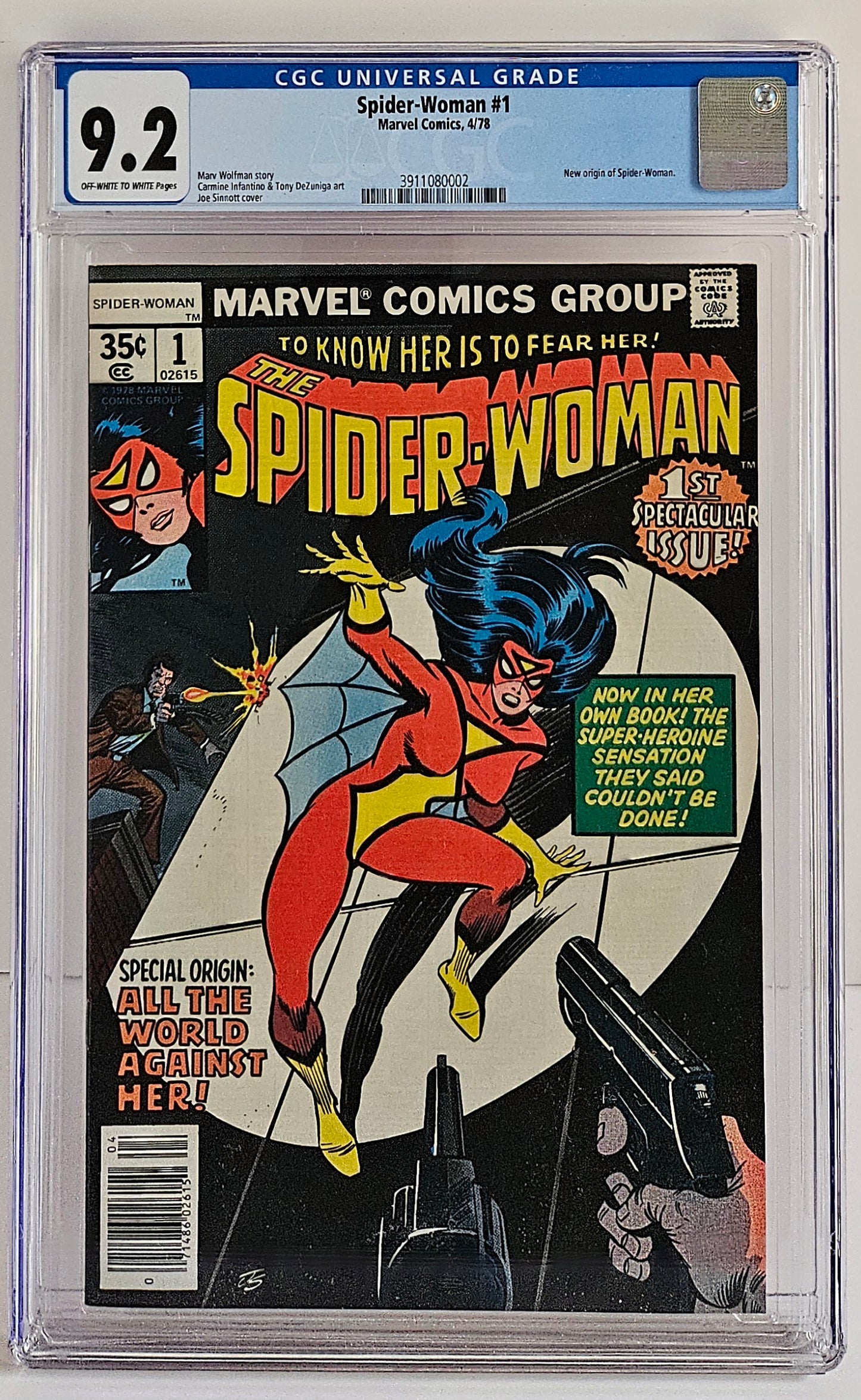 CGC 9.2 The Spider-Woman #1