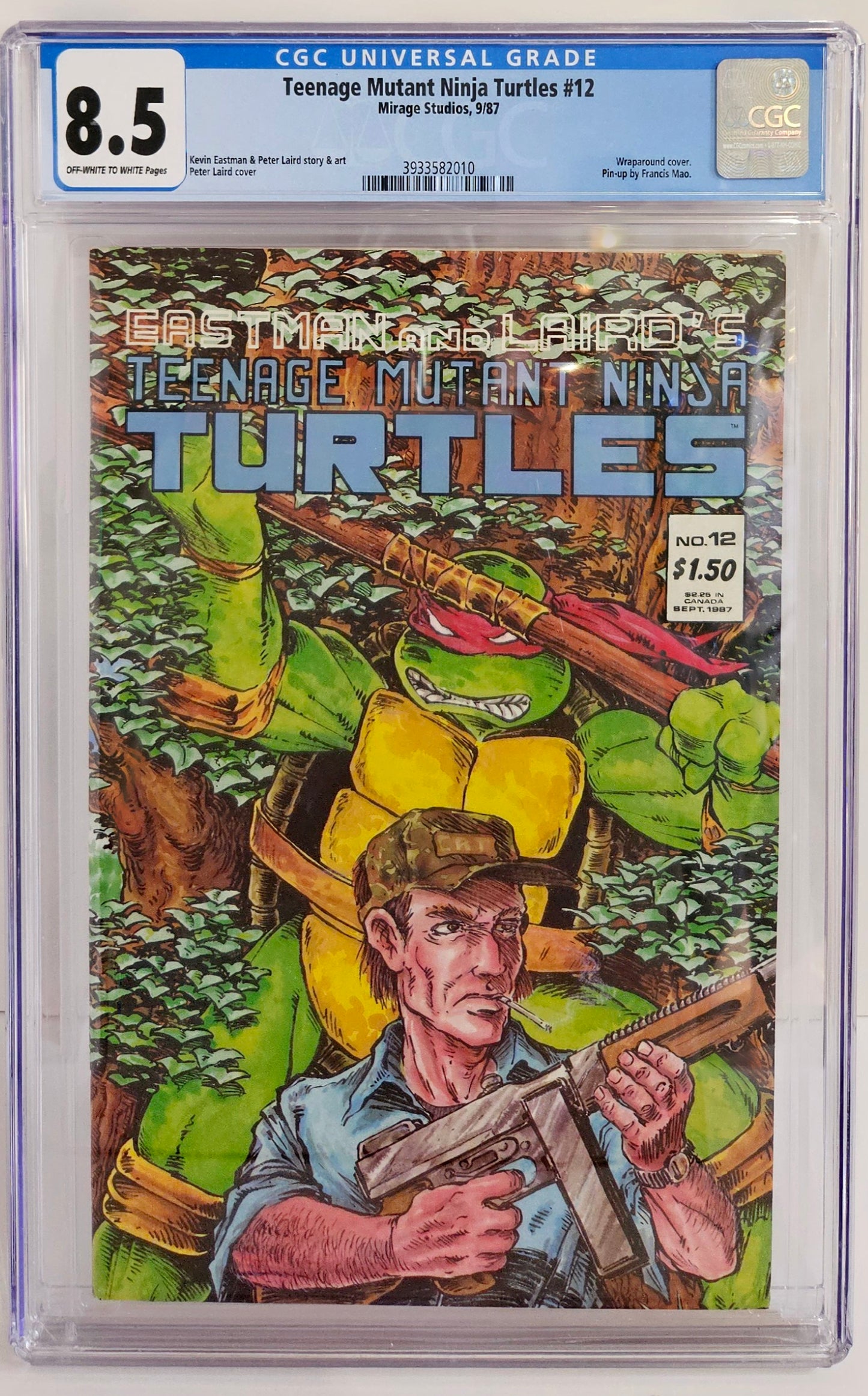 CGC 8.5 Teenage Mutant Ninja Turtles #12