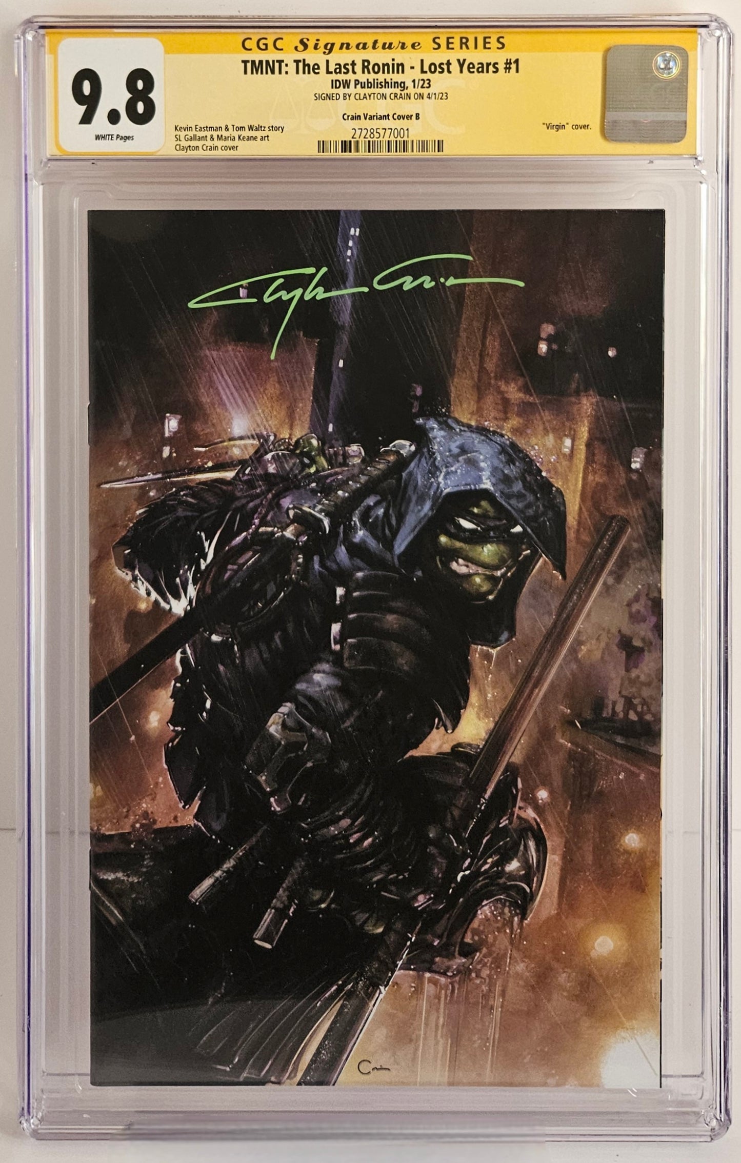 CGC SS 9.8 TMNT: The Last Ronin - The Lost Years #1