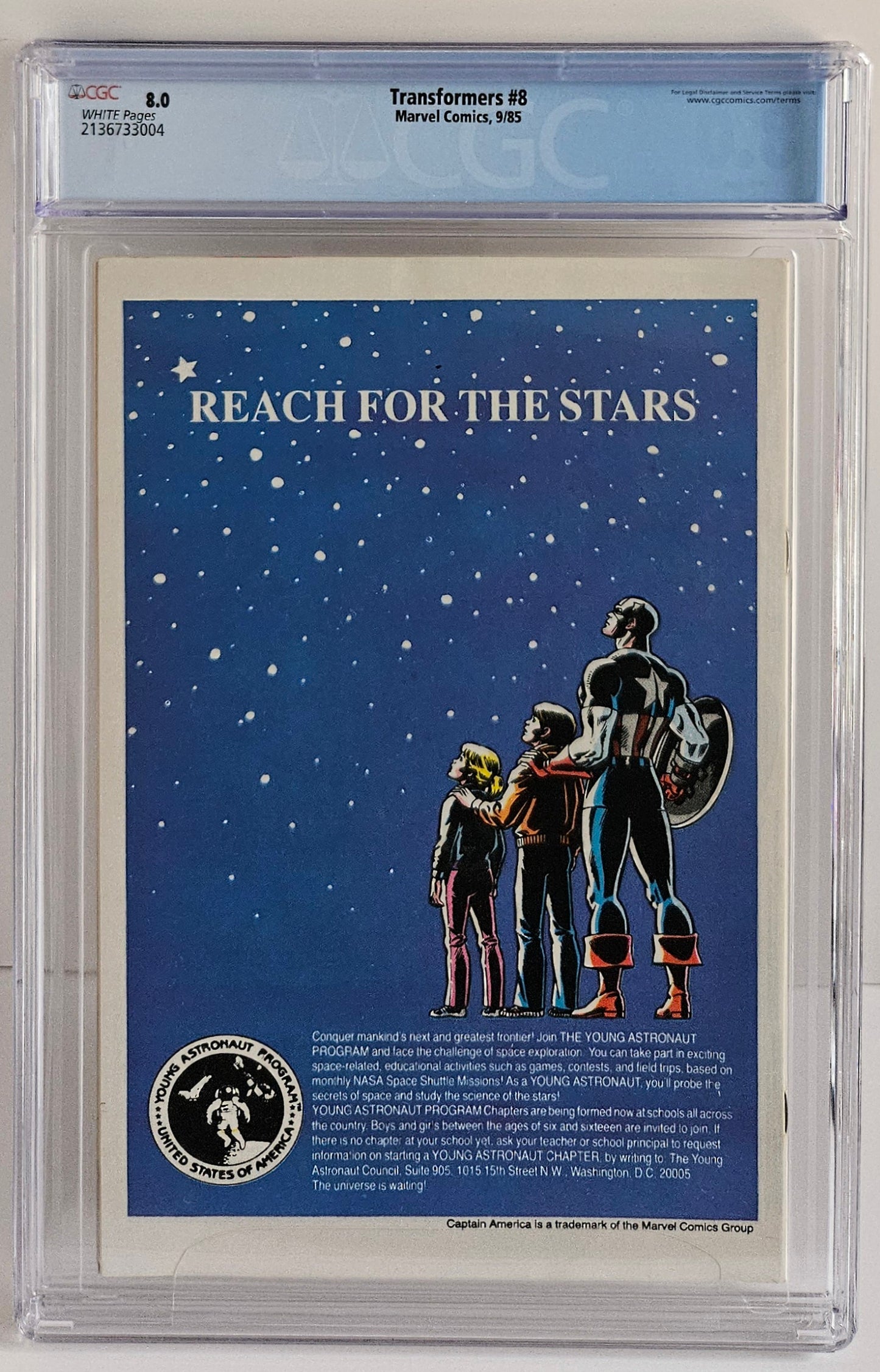 CGC 8.0 Transformers #8