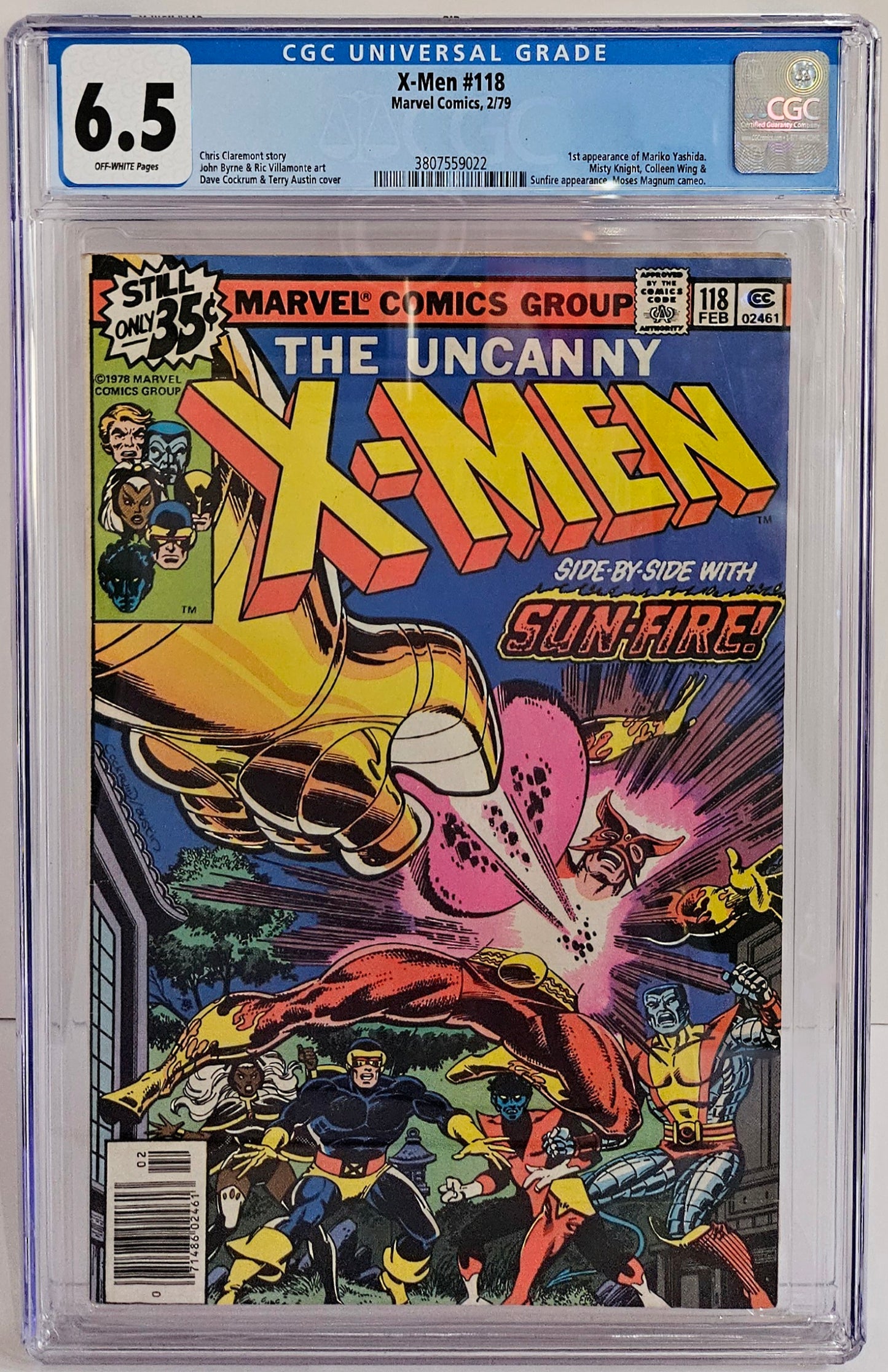 CGC 6.5 Uncanny X-Men #118