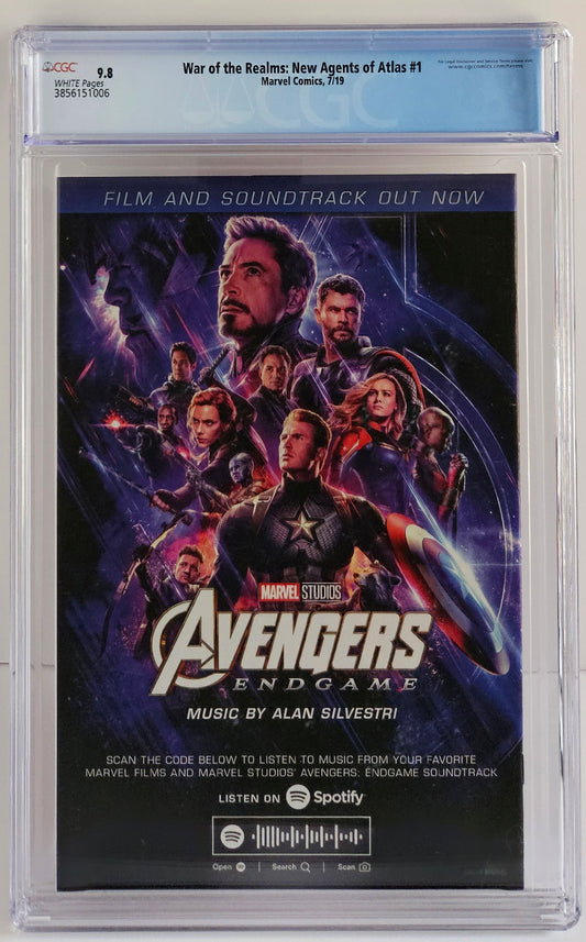 CGC 9.8 War of the Realms: New Agents of Atlas #1