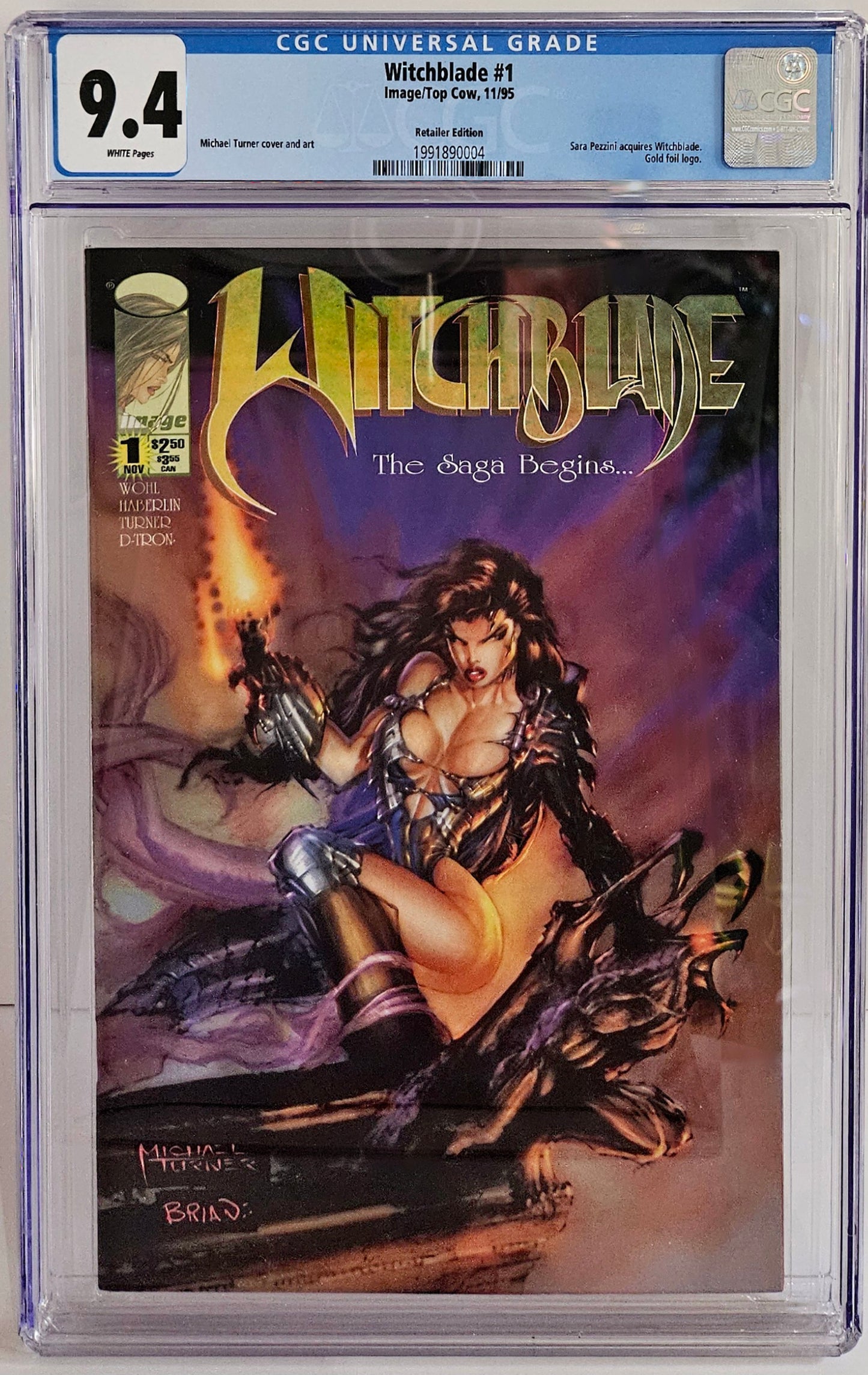 CGC 9.4 Witchblade #1