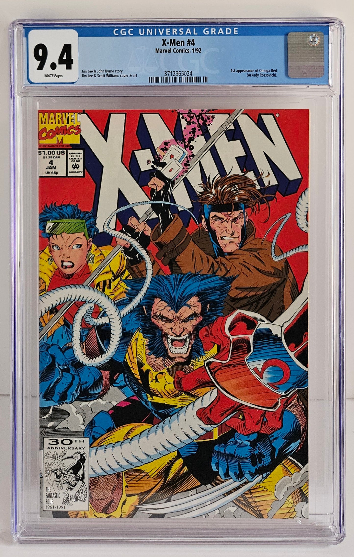 CGC 9.4 X-Men #4