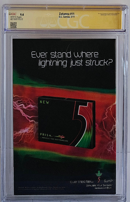CGC SS 9.4 Zatanna #11 Hughes