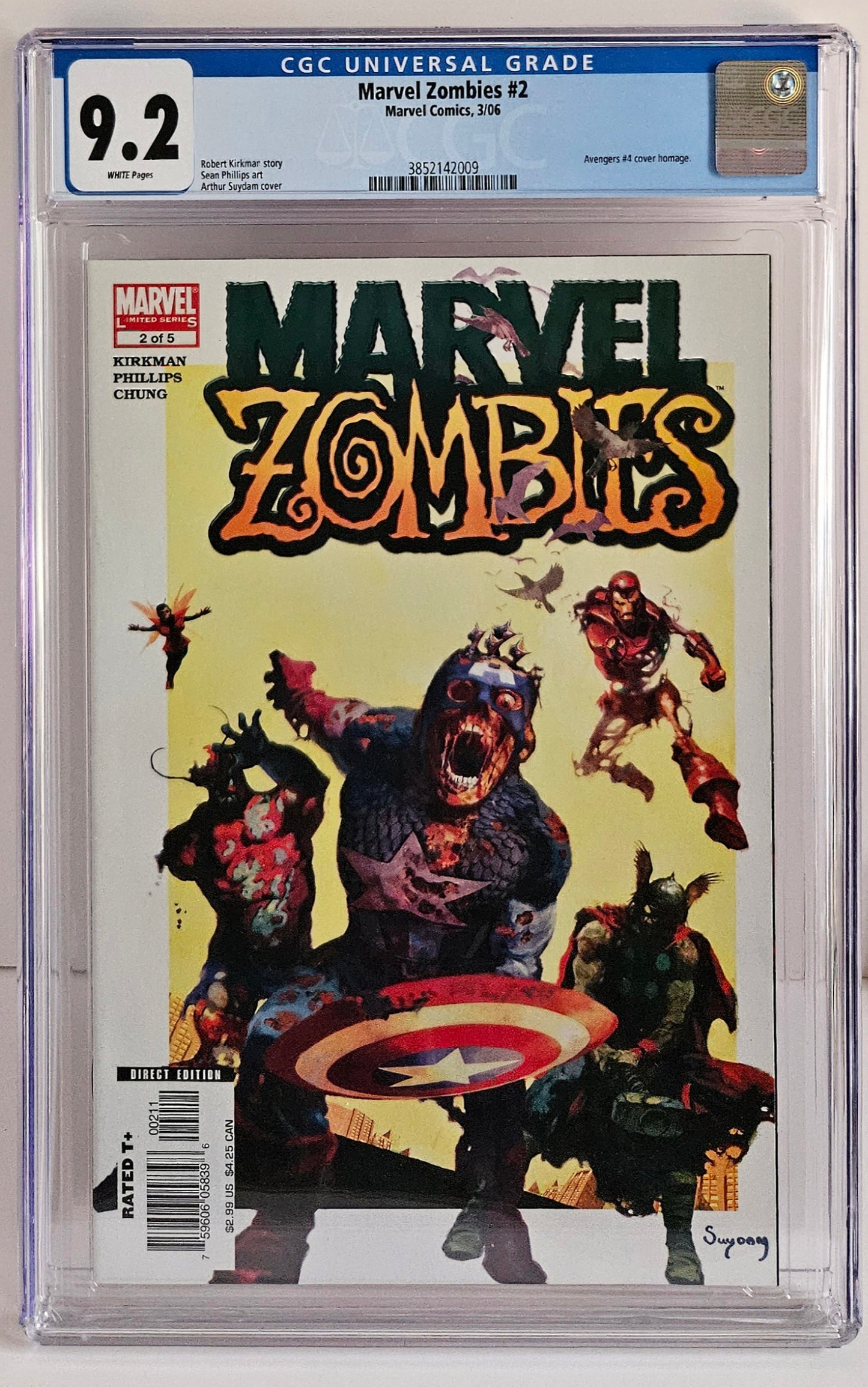 CGC 9.2 Marvel Zombies #2