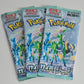 LOT of 3 Scarlet & Violet Cyber Judge Booster Packs